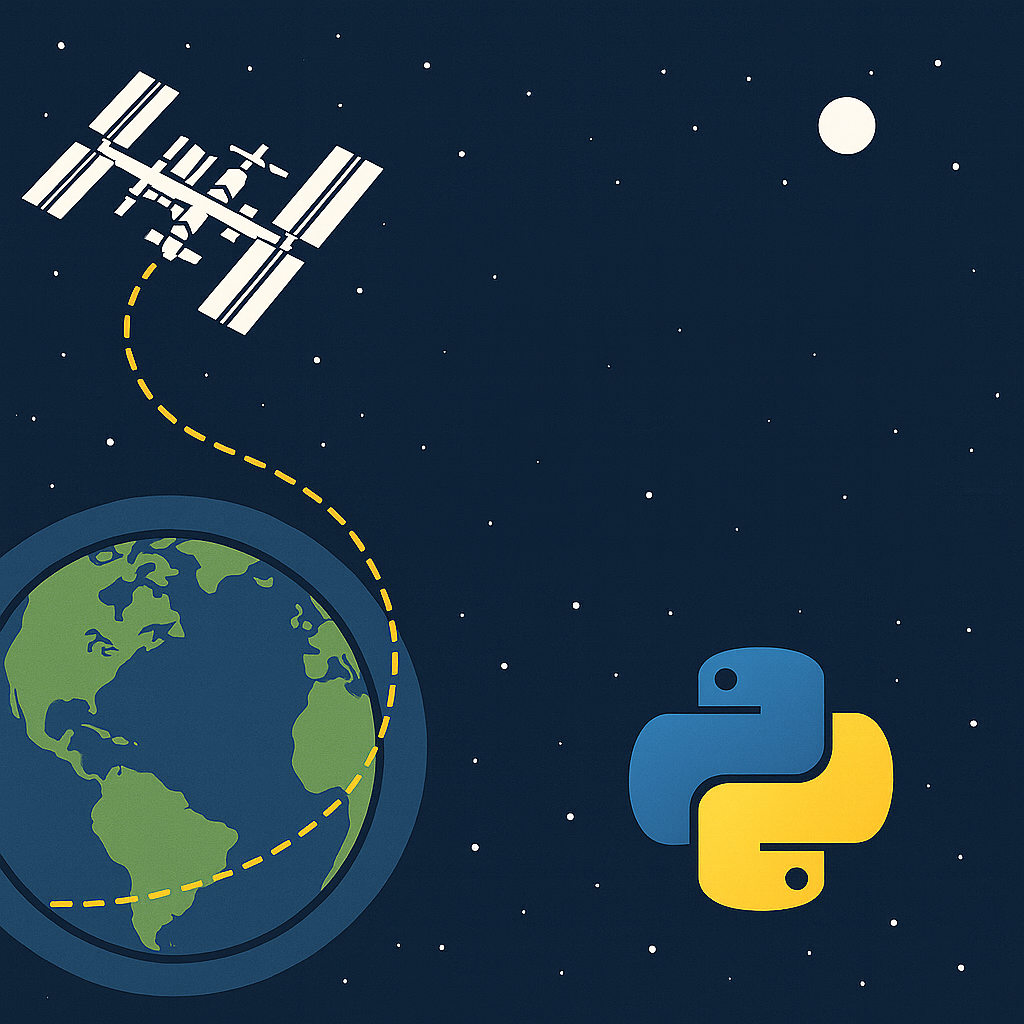 ISS Tracker with Python project image